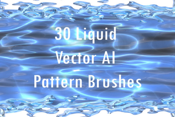 Download Liquid Splash Illustrator Brushes - Liquid Collection