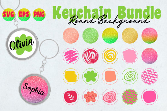 Download Keychain Bundle, Glitter Background PNG - Premium Resources