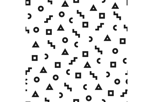 Download Memphis Pattern. Seamless Modern Geometr - Modern Collection