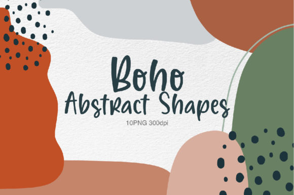 Download Boho Abstract Shapes Clipart - Boho Collection