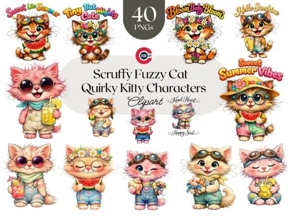 Download Boho Summer Kitty, Cute Fashion Cat - Boho Collection