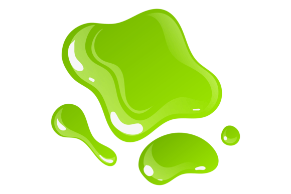 Download Green Liquid Blobs. Paint Spot. Glossy S - Liquid Collection
