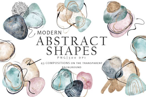 Download Modern Abstract Shapes - Modern Collection