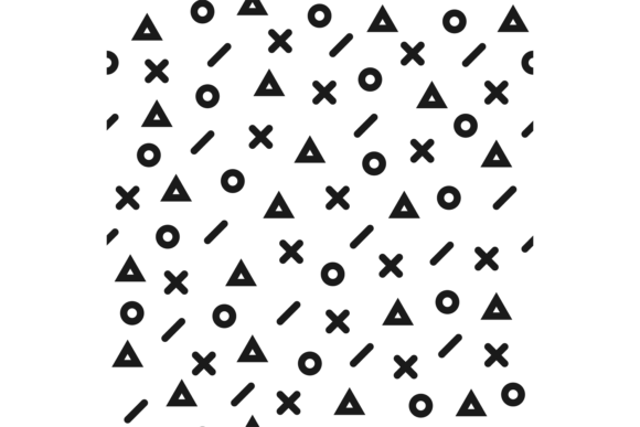 Download Seamless Modern Art Pattern in Memphis G - Modern Collection